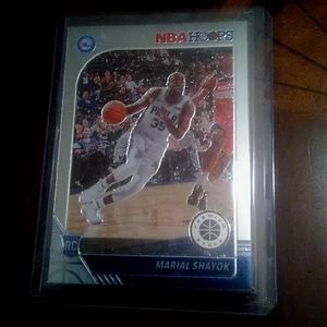 2019 Hoops premium stock- Prizm silver #252 Martial Shayok